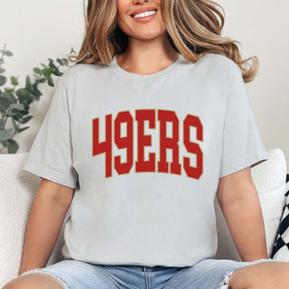49ers Collegiate Letter Bella Graphic Tee - Limeberry Designs
