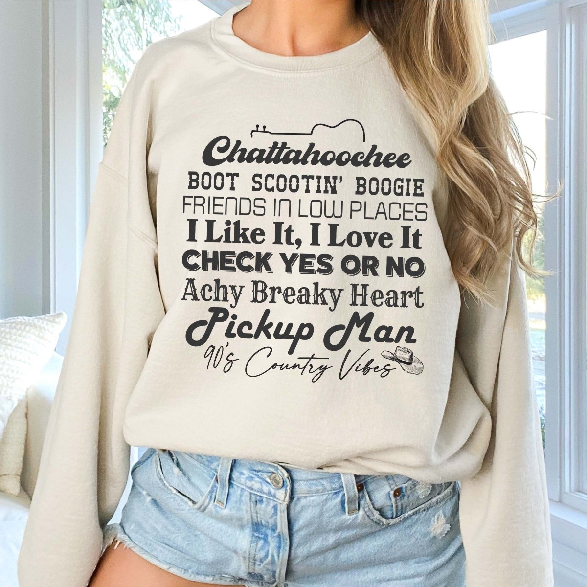 90&#39;s Country Vibes Sweatshirt - Limeberry Designs