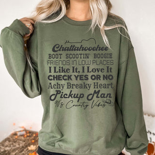 90's Country Vibes Sweatshirt - Limeberry Designs