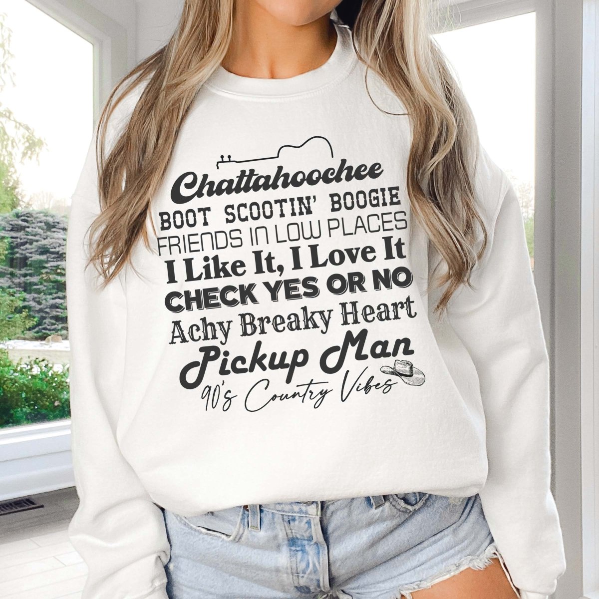 90's Country Vibes Sweatshirt - Limeberry Designs