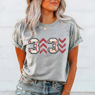 3 Up 3 Down Bella Wholesale Tee - Quick Shipping