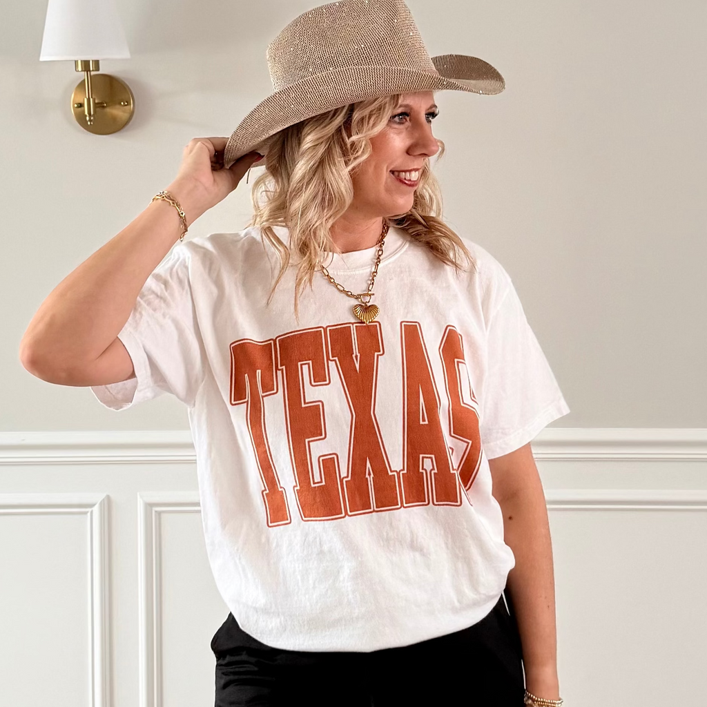 Collegiate Letter Comfort Color Tee - Personalized Design