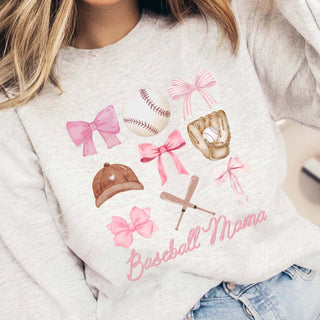 Baseball Mama Bow Collage Sweatshirt - Hot Item - Limeberry Designs