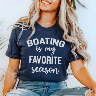 Boating Is My Favorite Season Tee - Limeberry Designs