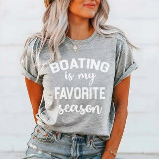 Boating Is My Favorite Season Tee - Limeberry Designs