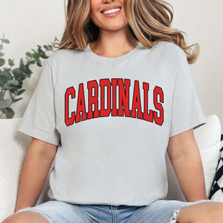 Cardinals Collegiate Letter Bella Graphic Tee - Limeberry Designs