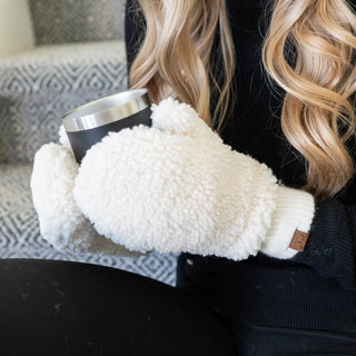 C.C. Soft Sherpa Mittens - Limeberry Designs