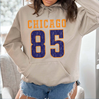 Chicago 85 Graphic Hoodie - Limeberry Designs