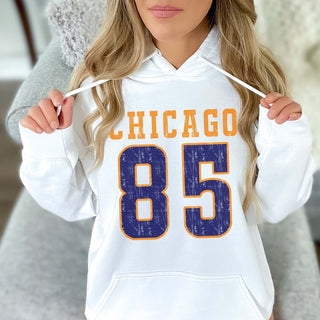 Chicago 85 Graphic Hoodie - Limeberry Designs