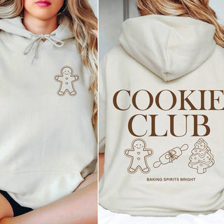 Cookie Club Graphic Hoodie Front & Back Design - Limeberry Designs