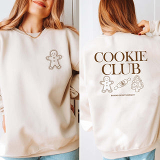 Cookie Club Graphic Sweatshirt Front & Back Design - Limeberry Designs