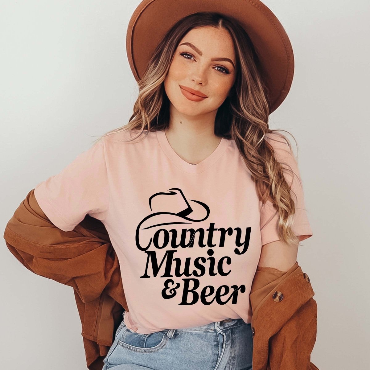 Country Music & Beer Tee - Limeberry Designs
