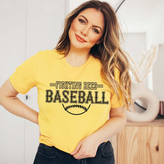 Custom Baseball Team Bella Tee - Limeberry Designs
