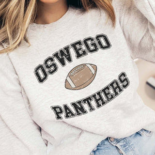 Custom Vintage Football Team Mascot Wholesale Graphic Sweatshirt - Quick TAT - Limeberry Designs