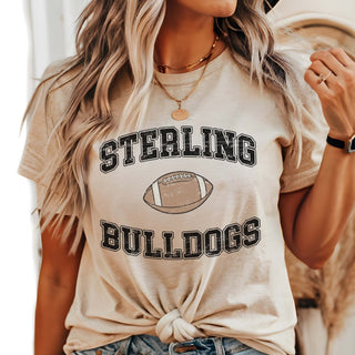 Custom Vintage Football Team Wholesale Bella Graphic Tee - Quick TAT - Limeberry Designs