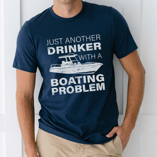Drinker With A Boating Problem Tee - Limeberry Designs