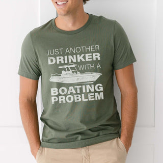 Drinker With A Boating Problem Wholesale Tee - Limeberry Designs