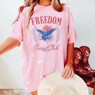 Freedom Social Club Comfort Color Tee - Limeberry Designs