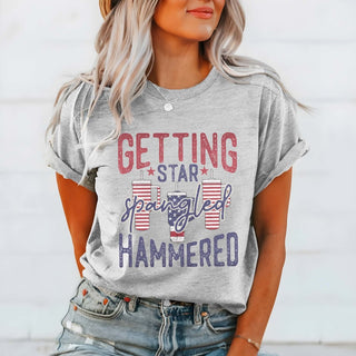 Getting Star Spangled Hammered Wholesale Tee - Quick Shipping - Limeberry Designs