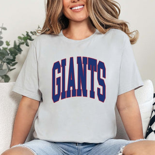 Giants Collegiate Letter Bella Graphic Tee - Limeberry Designs