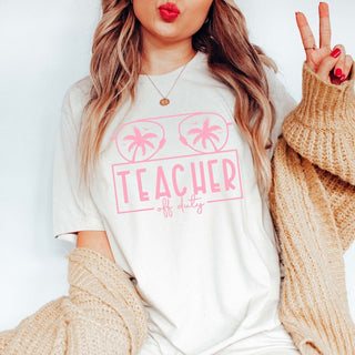 Graphics of the Month- Teacher Off Duty Tee - Limeberry Designs
