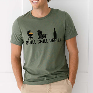 Grill Chill Refill Graphic Tee - Limeberry Designs