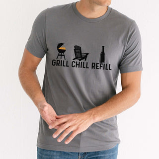 Grill Chill Refill Graphic Tee - Limeberry Designs