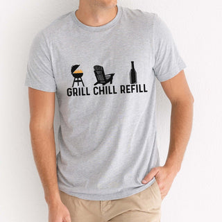Grill Chill Refill Graphic Tee - Limeberry Designs