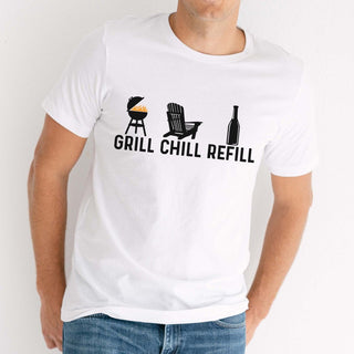 Grill Chill Refill Graphic Tee - Limeberry Designs