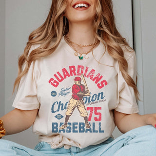Guardians Vintage Baseball Team Tee - Limeberry Designs