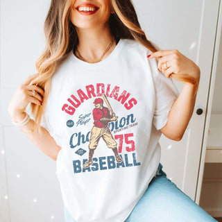 Guardians Vintage Baseball Team Tee - Limeberry Designs