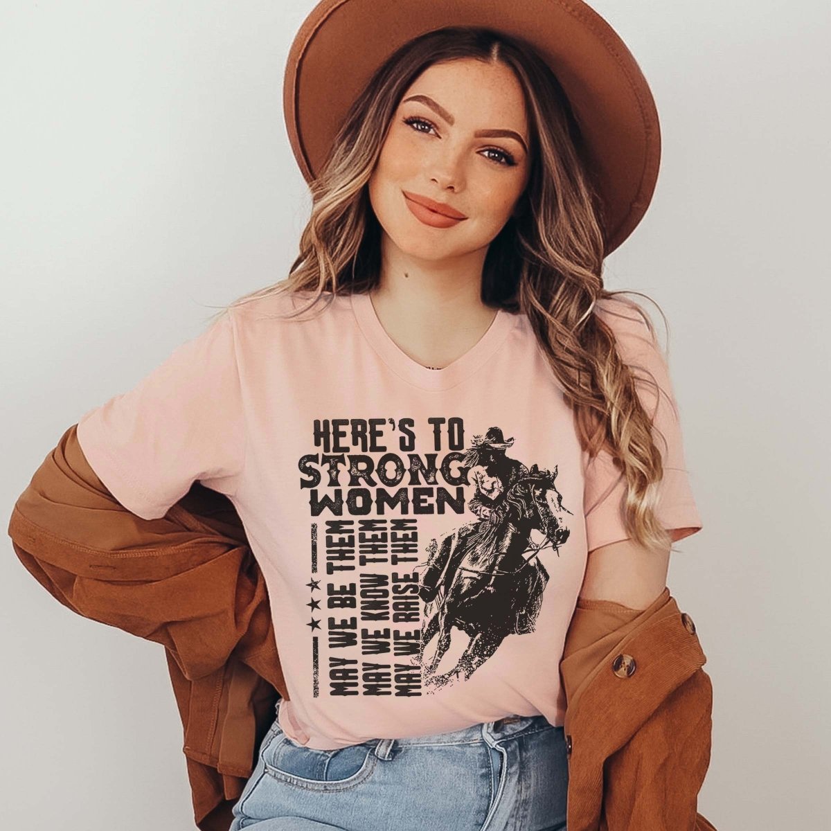 Here's To Strong Women Tee - Limeberry Designs
