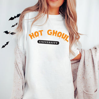 Hot Ghoul University Comfort Colors Tee - Limeberry Designs