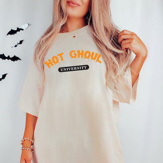 Hot Ghoul University Comfort Colors Tee - Limeberry Designs