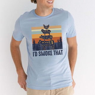 I'd Smoke That Grilling Graphic Tee - Limeberry Designs