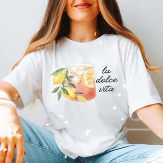 La Dolce Vita Social Club Comfort Color Tee - Limeberry Designs