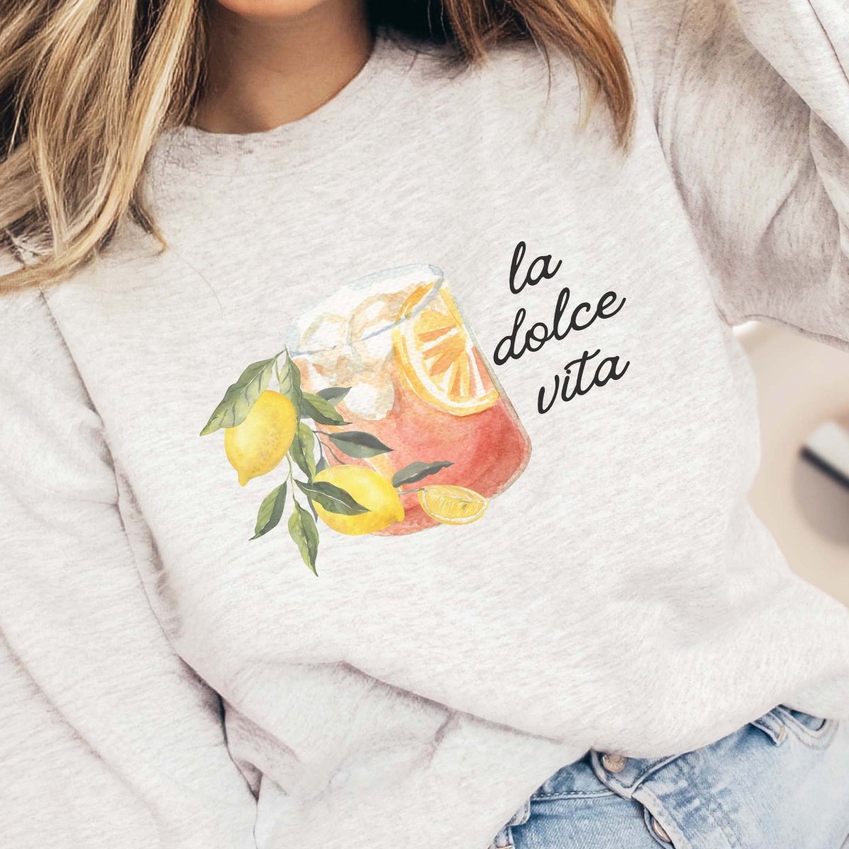 La Dolce Vita Social Club Sweatshirt - Limeberry Designs