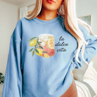 La Dolce Vita Social Club Sweatshirt - Popular - Limeberry Designs