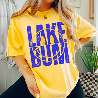 Lake Bum Smile Comfort Color Tee - Limeberry Designs