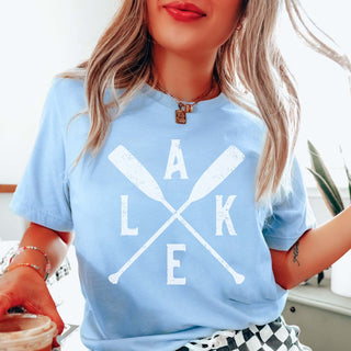 Lake Crossed Oars Tee - Limeberry Designs