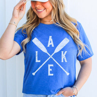 Lake Crossed Oars Tee - Limeberry Designs