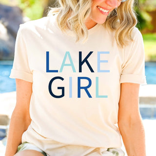 Lake Girl Blue Tee - Limeberry Designs