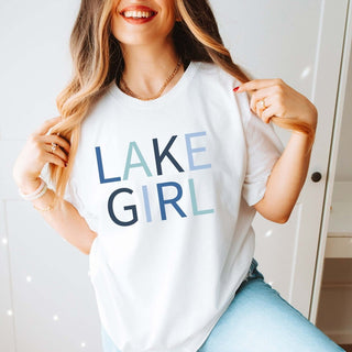 Lake Girl Blue Tee - Limeberry Designs