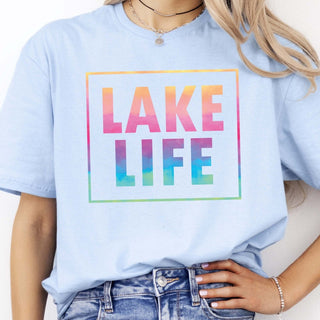 Lake Life Watercolor Tee - Limeberry Designs