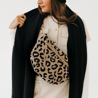 Leopard Puffer Belt Bag - Limeberry Designs