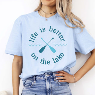 Life Is Better On The Lake Oars Wholesale Tee - Limeberry Designs