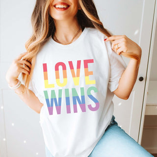 Love Wins Graphic Tee - Limeberry Designs