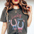 Lucky You Horseshoe Bow Comfort Color Tee - Limeberry Designs