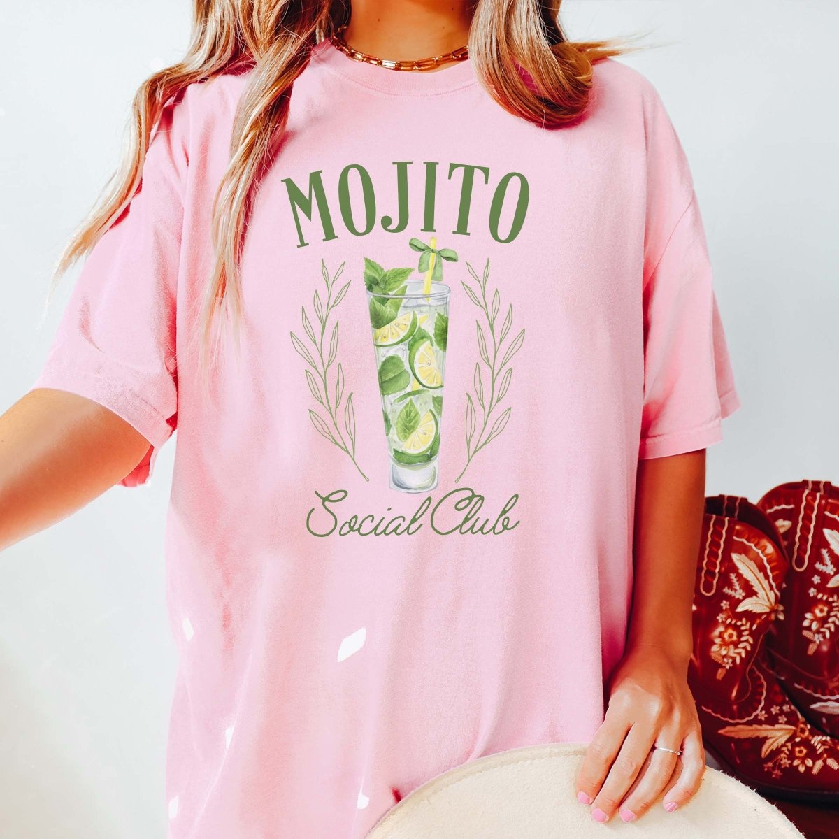Mojito Social Club Comfort Color Tee - Limeberry Designs