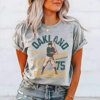 Oakland Vintage Baseball Team Tee - Limeberry Designs